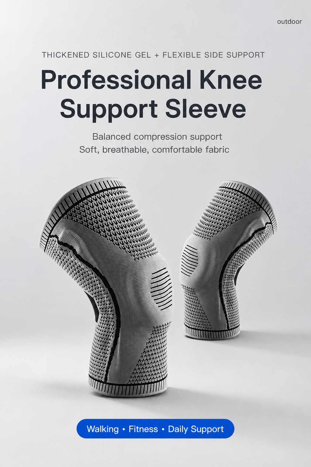 Ultra Knee Elite Sleeve – Compression Knee Support for Gym, Running & Daily Comfort