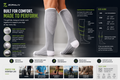 Recovery Compression Socks for Travel, Work and Everyday Comfort