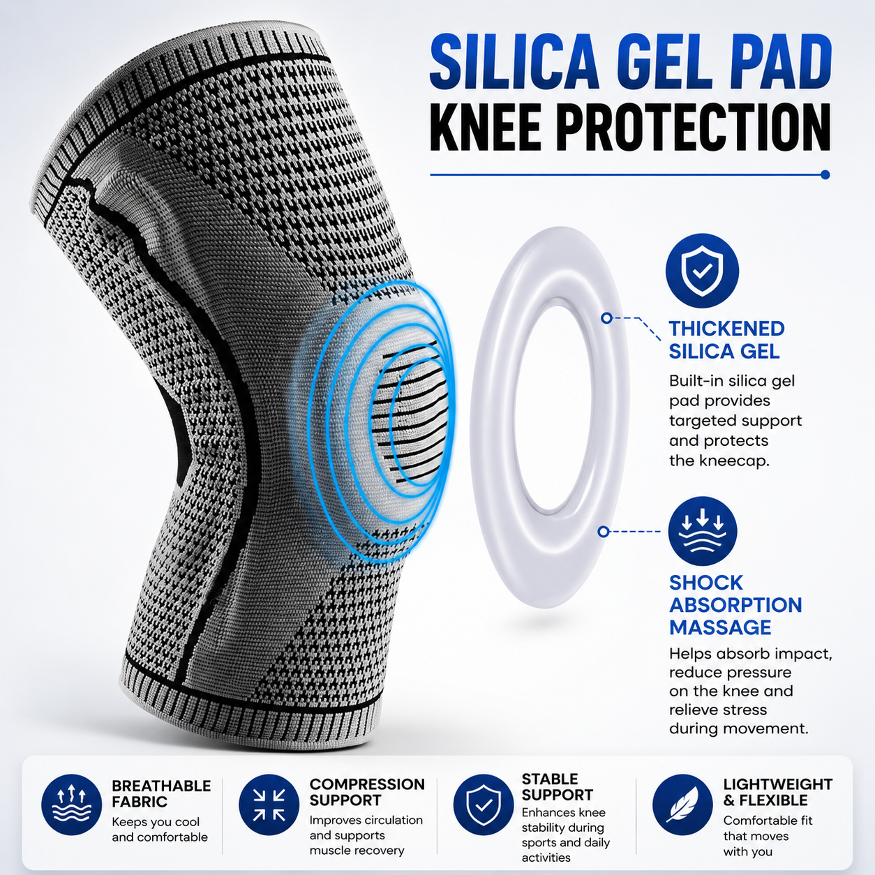 Ultra Knee Elite Sleeve – Compression Knee Support for Gym, Running & Daily Comfort
